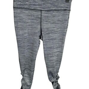 Forever 21 Striped Ruched Leggings Activewear Athleisure Pants Women's Small